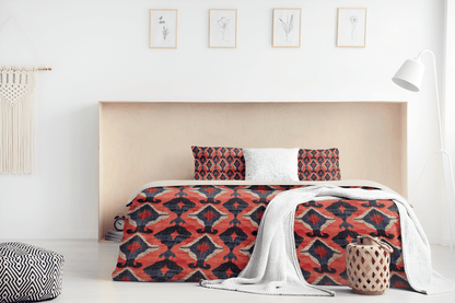 Abstract Ikat Pattern Pillowcase - SANKTUARI DECOR