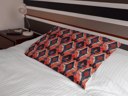 Abstract Ikat Pattern Pillowcase - SANKTUARI DECOR