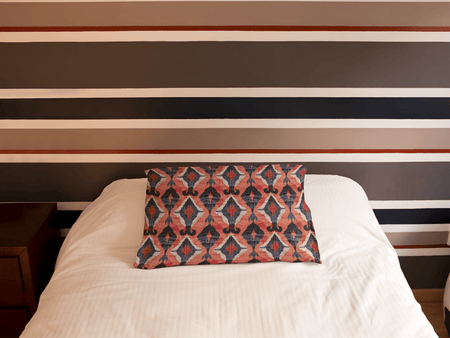 Abstract Ikat Pattern Pillowcase - SANKTUARI DECOR