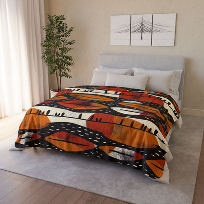 Abstract Tribal Sherpa Blanket - SANKTUARI DECOR