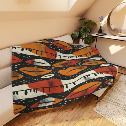 Abstract Tribal Sherpa Blanket - SANKTUARI DECOR