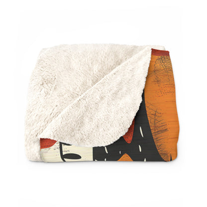 Abstract Tribal Sherpa Blanket - SANKTUARI DECOR