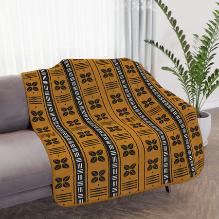 African Cowrie Shells Sherpa Blanket - SANKTUARI DECOR