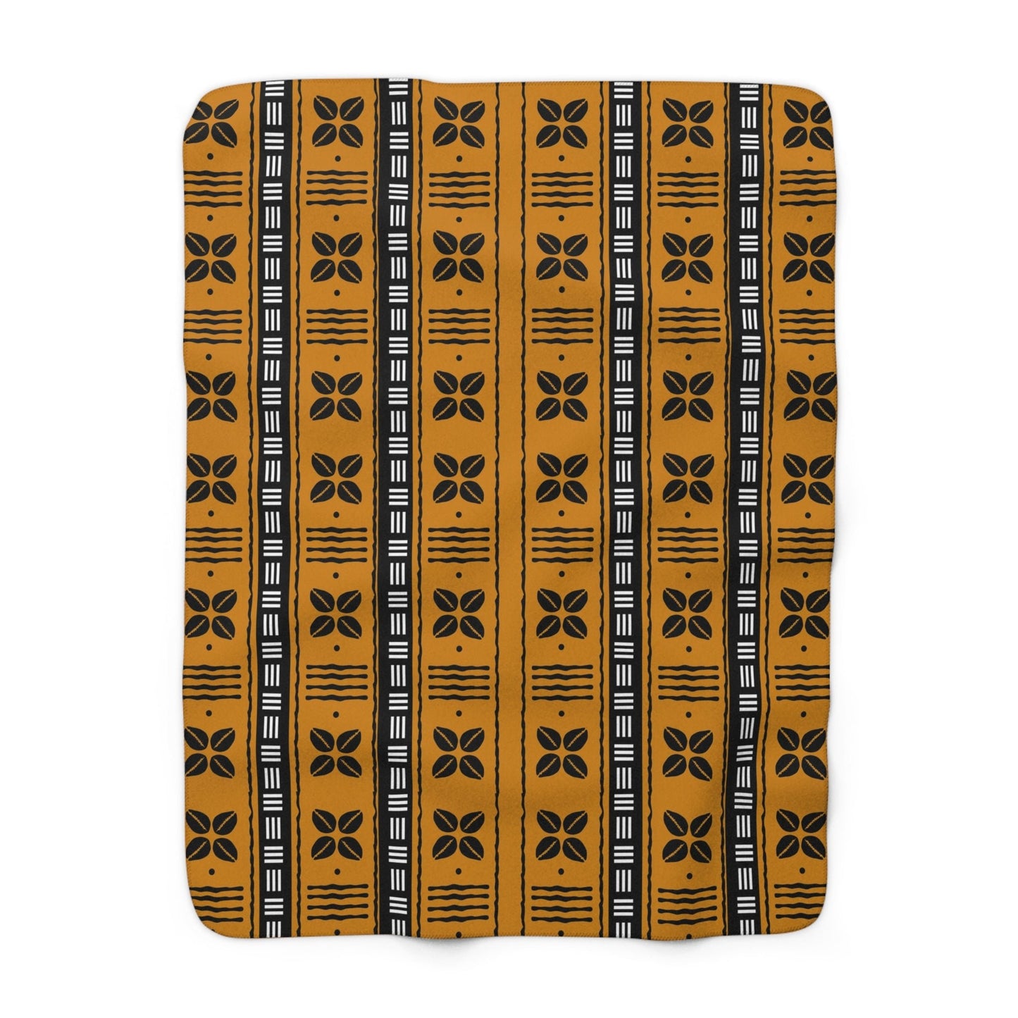 African Cowrie Shells Sherpa Blanket - SANKTUARI DECOR