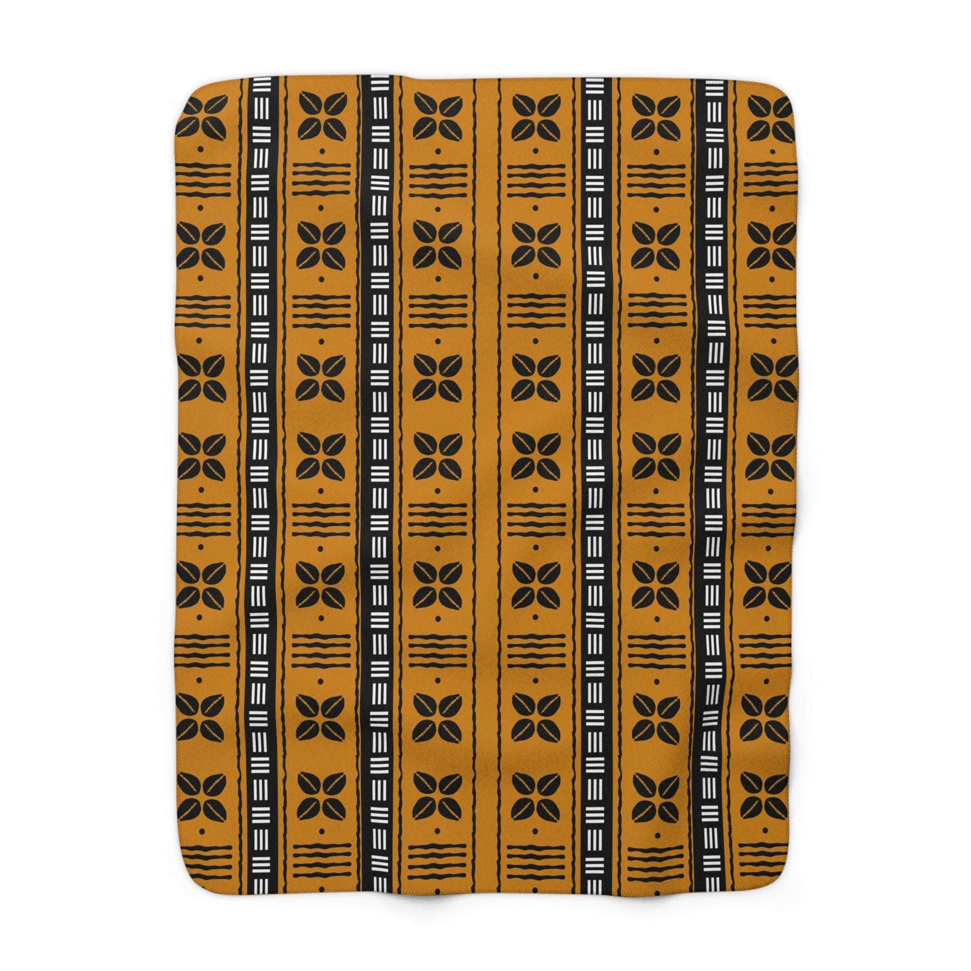 African Cowrie Shells Sherpa Blanket - SANKTUARI DECOR