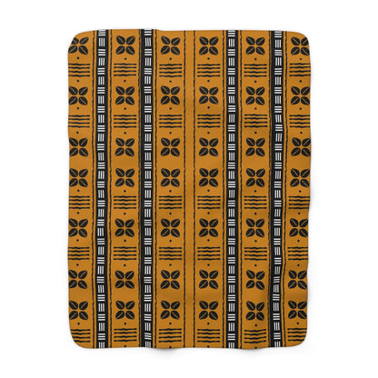African Cowrie Shells Sherpa Blanket - SANKTUARI DECOR