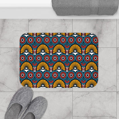 African Geometric Bath Mat - SANKTUARI DECOR