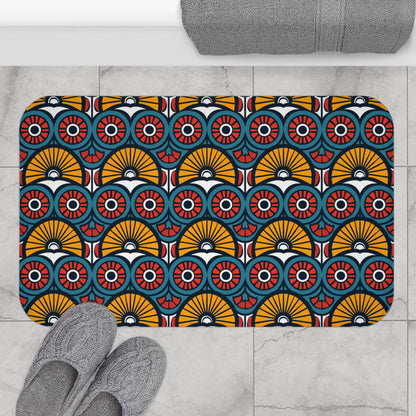 African Geometric Bath Mat - SANKTUARI DECOR