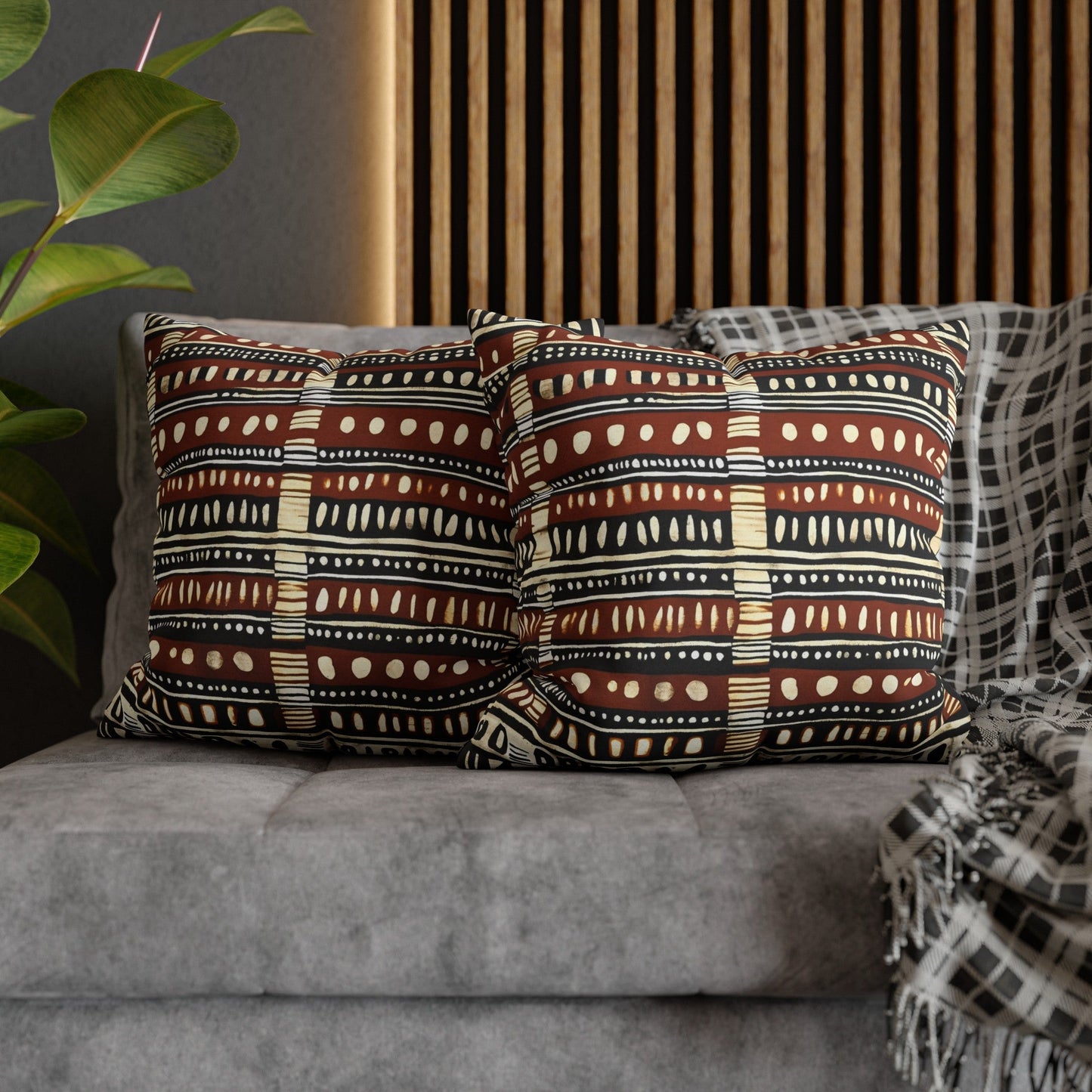 African Mud Cloth Pillow & Pillow Case - SANKTUARI DECOR