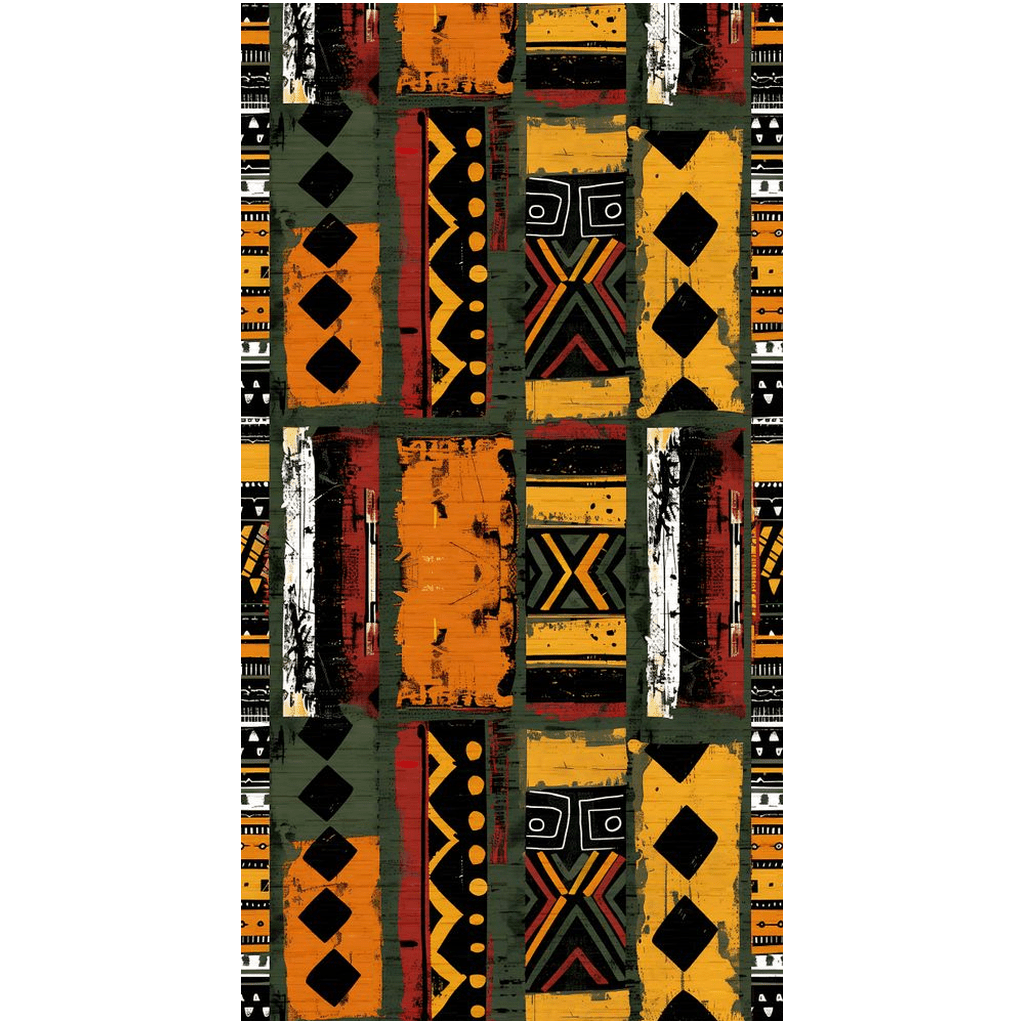 African Mudcloth Blackout Curtains - SANKTUARI DECOR