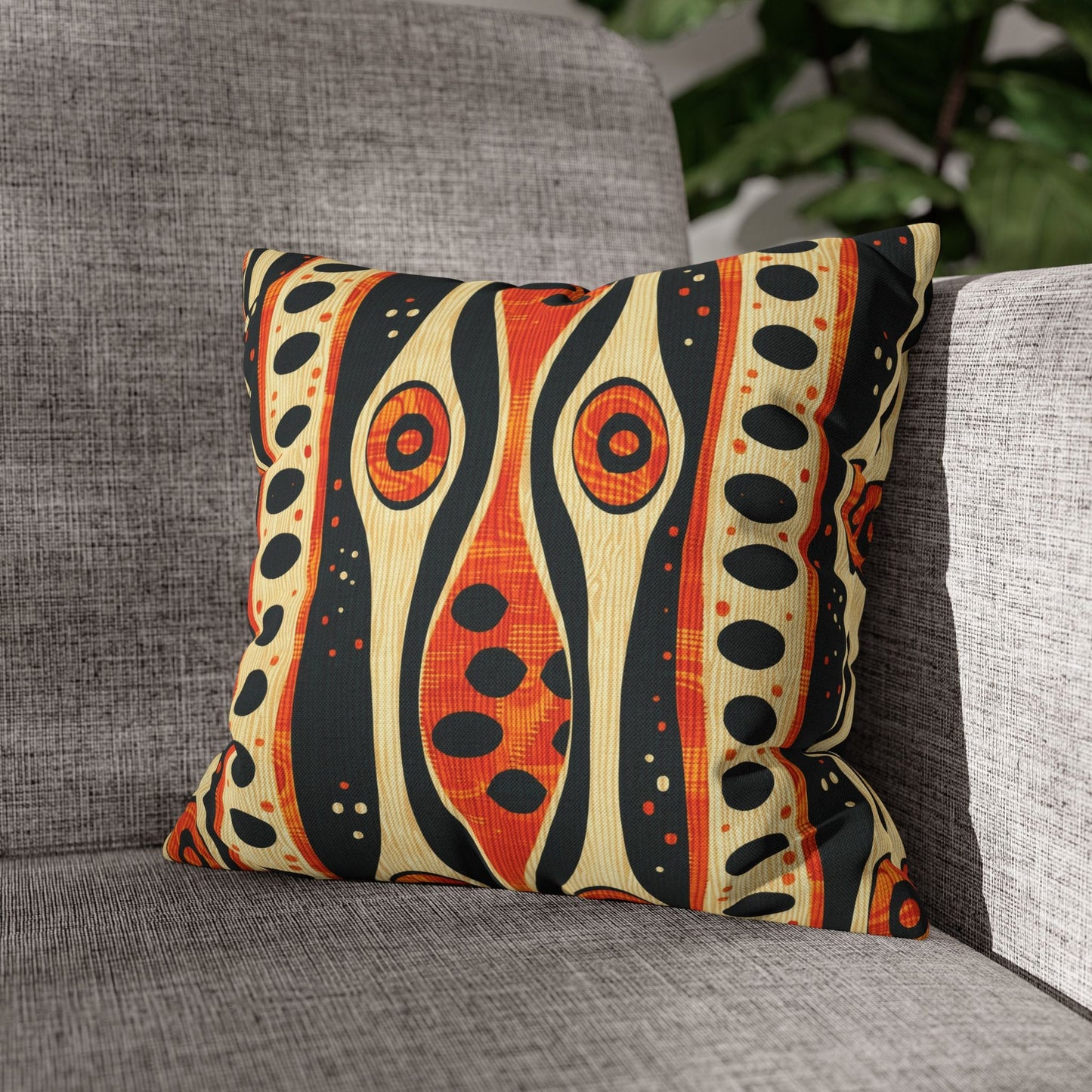 African Tribal Mudcloth Pillow Cover - SANKTUARI DECOR