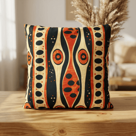 African Tribal Mudcloth Pillow Cover - SANKTUARI DECOR