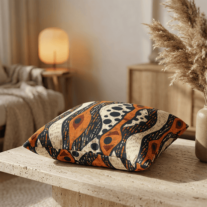 African Tribal Mudcloth Pillow Cover - SANKTUARI DECOR