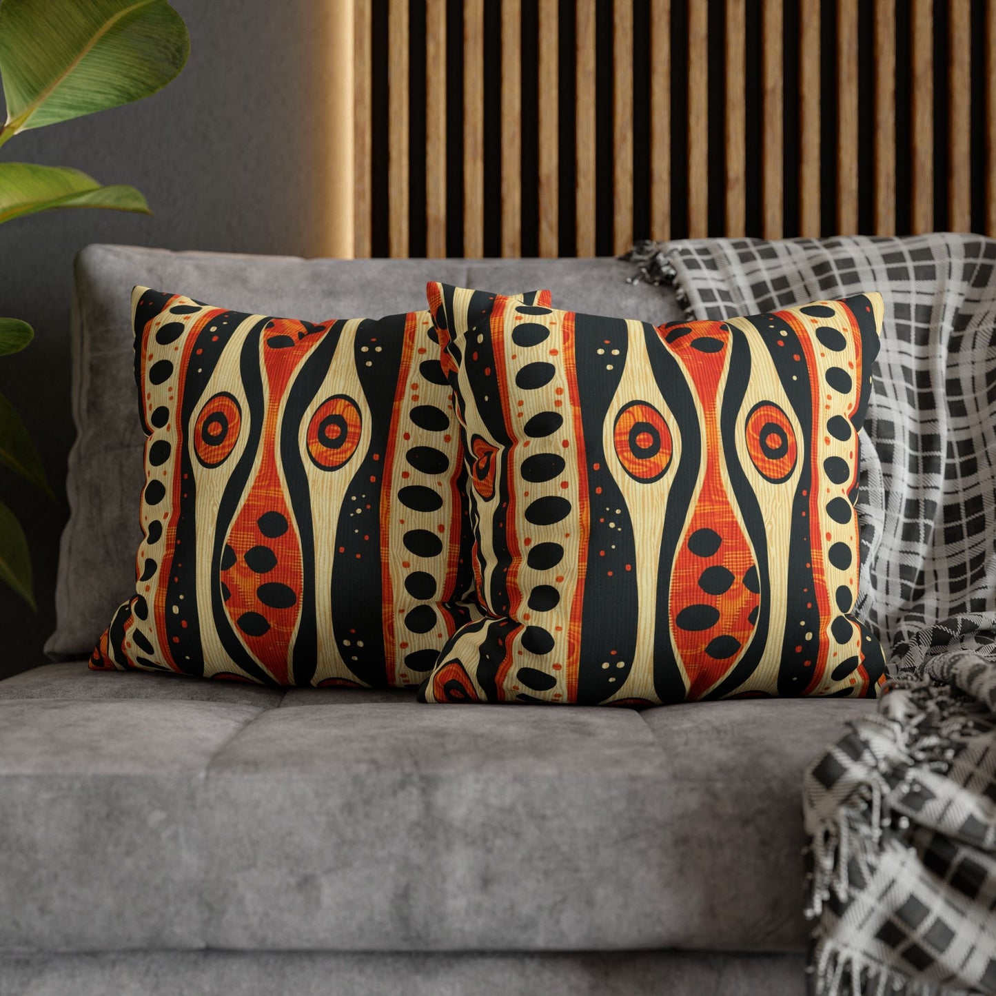 African Tribal Mudcloth Pillow Cover - SANKTUARI DECOR