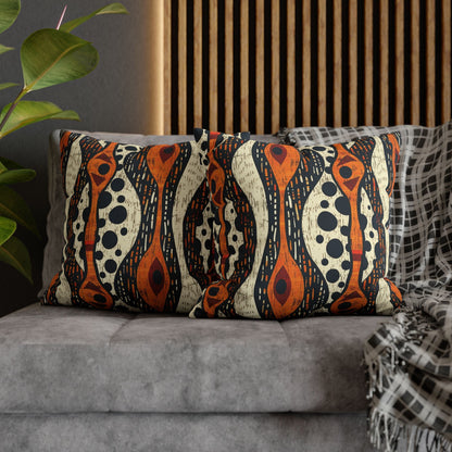 African Tribal Mudcloth Pillow Cover - SANKTUARI DECOR