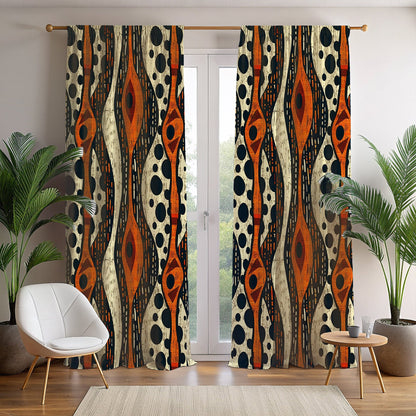 Modern boho blackout curtains 50x96