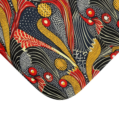 Ankara Print Bath Mat - SANKTUARI DECOR