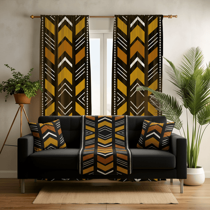 Bogolan Mudcloth Living Room Bundle - SANKTUARI DECOR