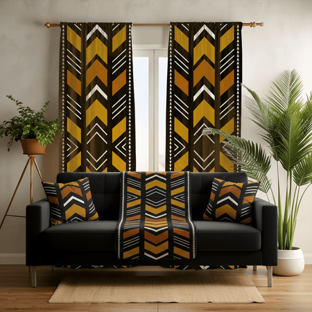 Bogolan Mudcloth Living Room Bundle - SANKTUARI DECOR