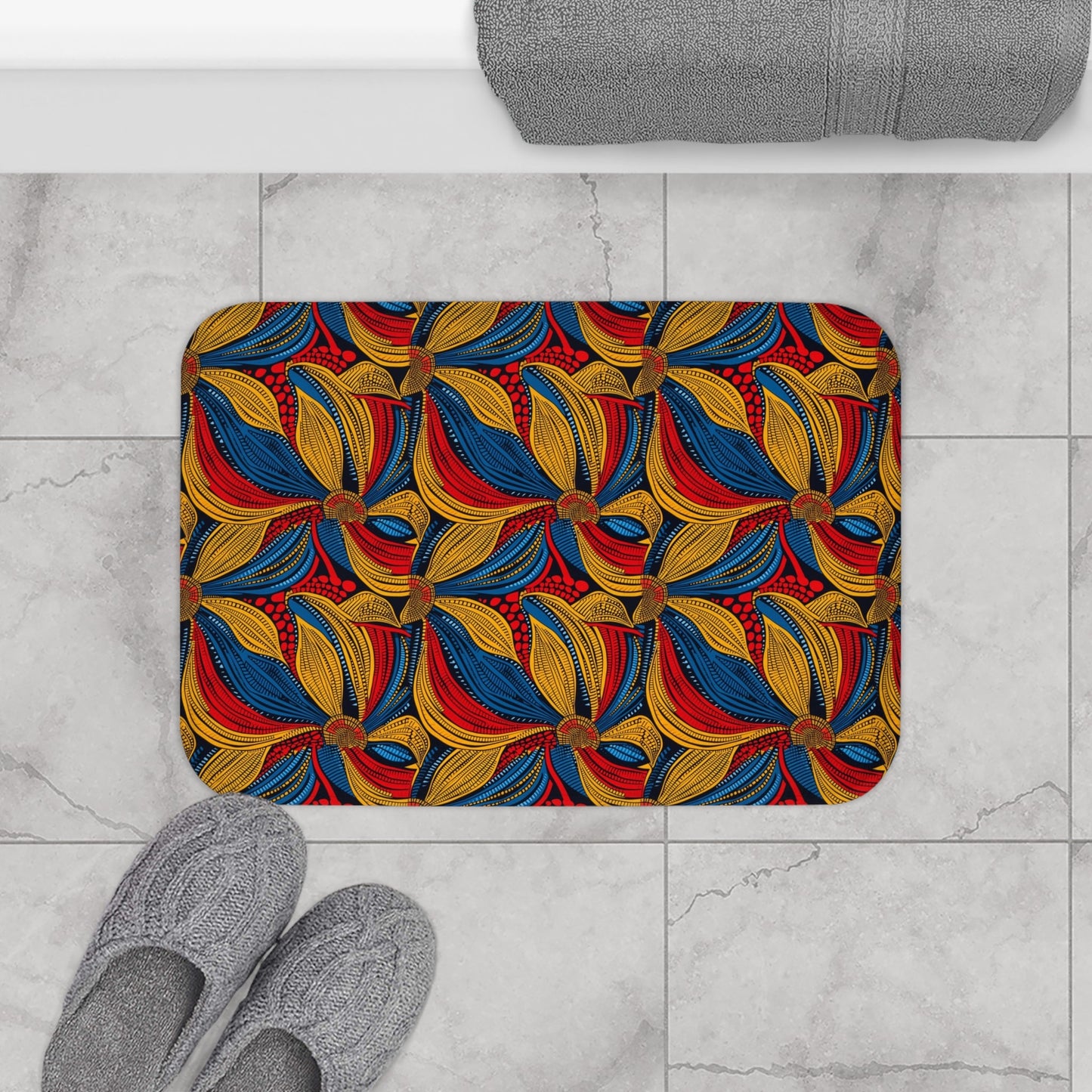 Boho African Bath Mat - SANKTUARI DECOR