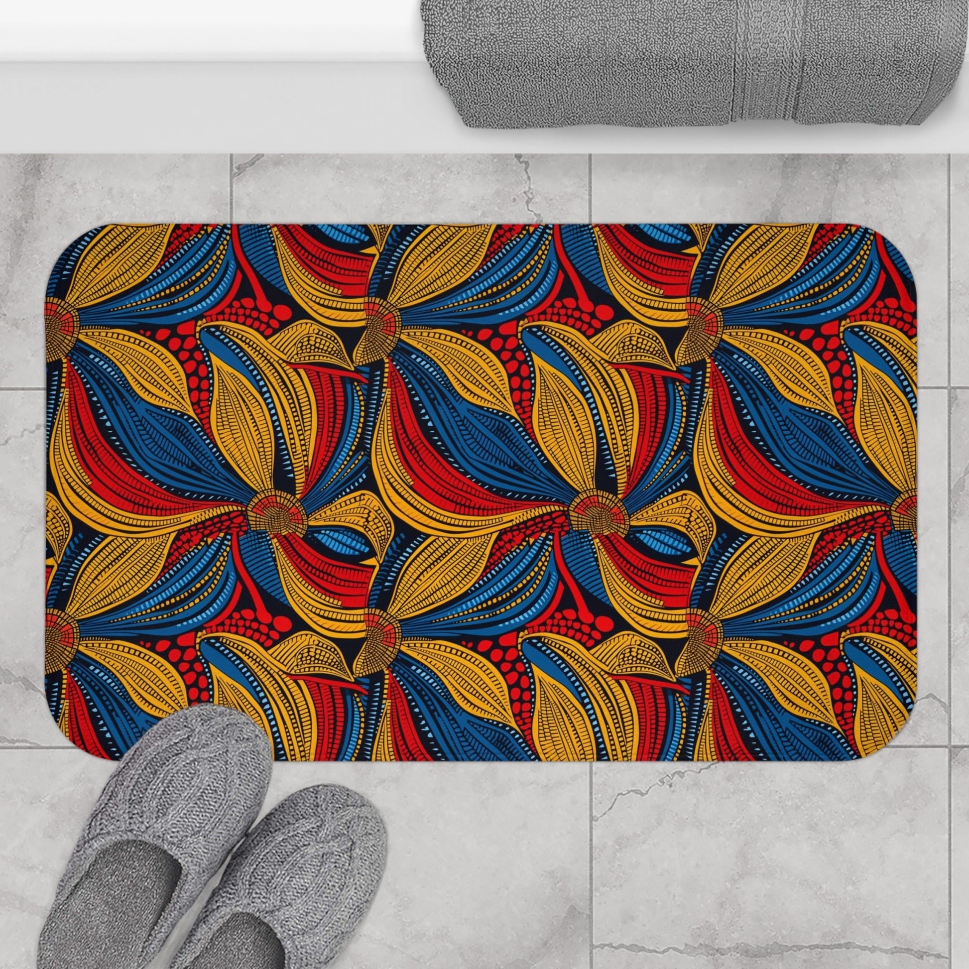 Boho African Bath Mat - SANKTUARI DECOR