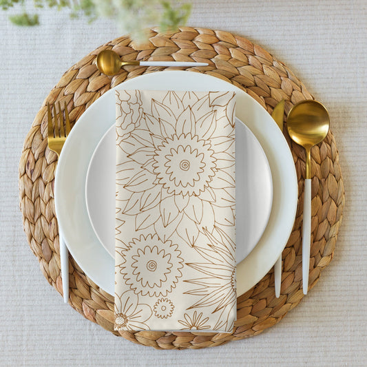 Boho Floral Napkins, 4 - set - SANKTUARI DECOR