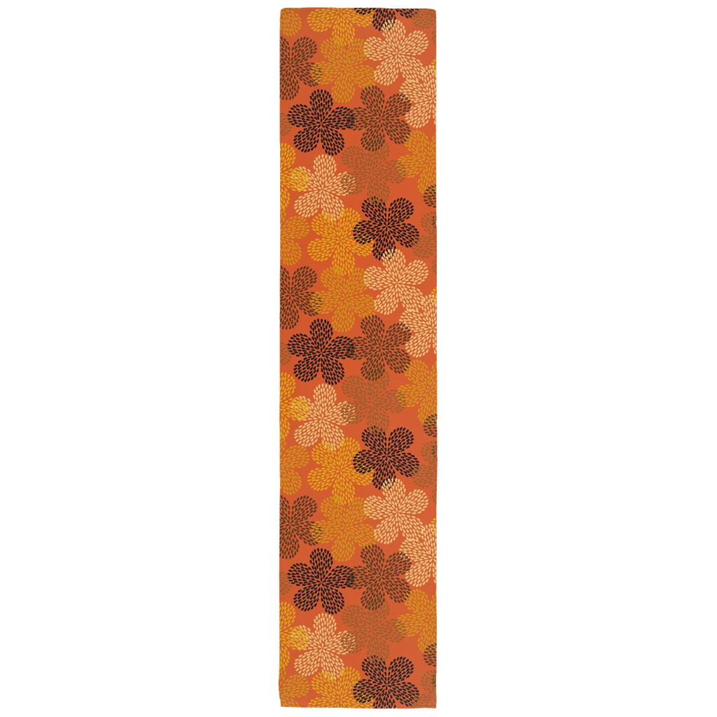 Floral Dots Mudcloth Table Runner