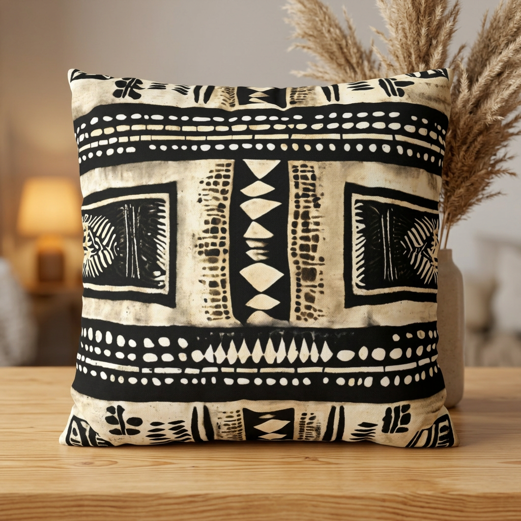 Dotted African Shells Pillow