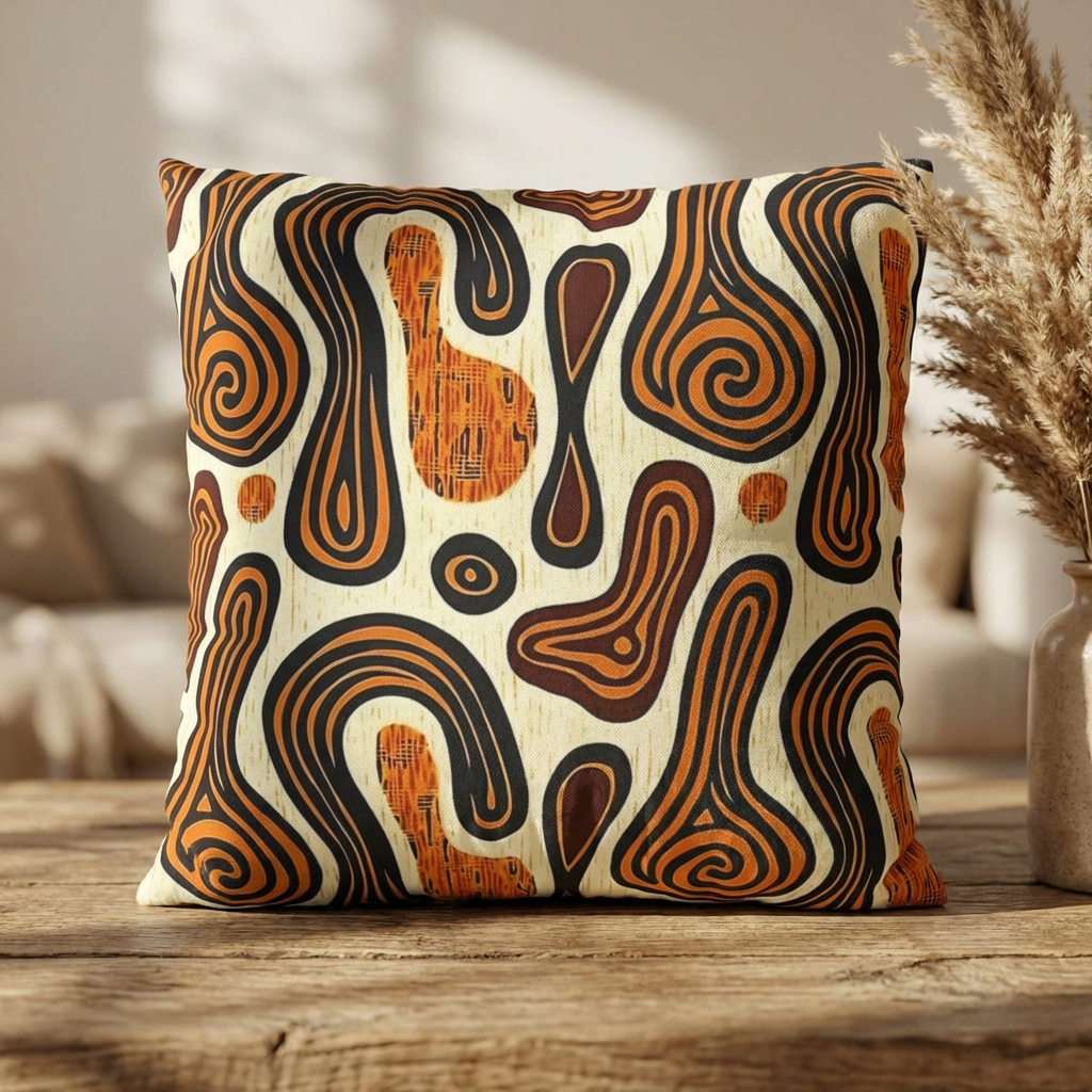 Tribal Art Pillow Cover