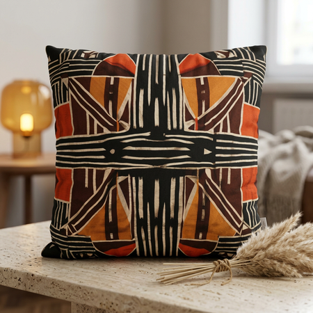 Bogolan Mudcloth Couch Pillow
