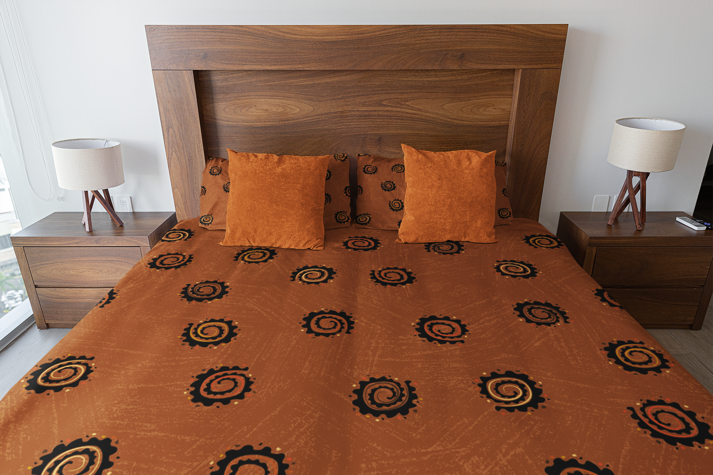 African Wax Print Duvet Cover