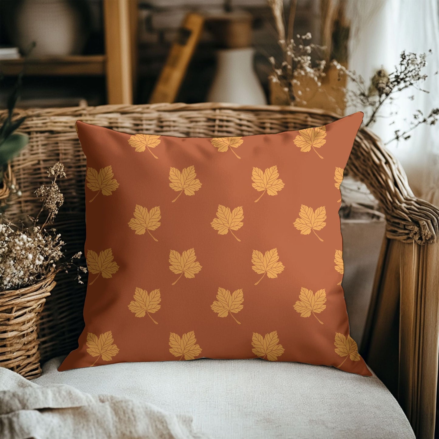 Fall Leaf Pillowcase - SANKTUARI DECOR