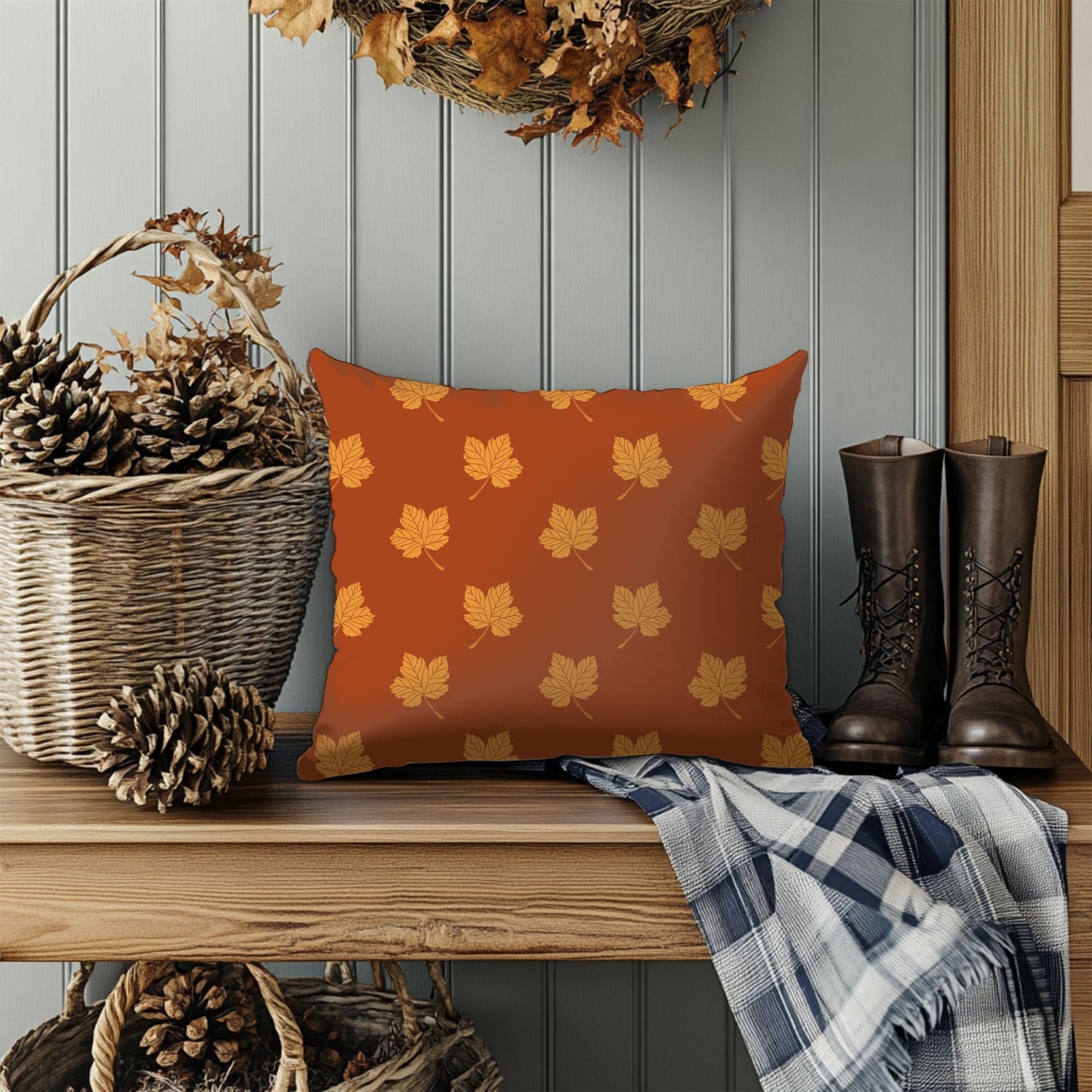 Fall Leaf Pillowcase - SANKTUARI DECOR