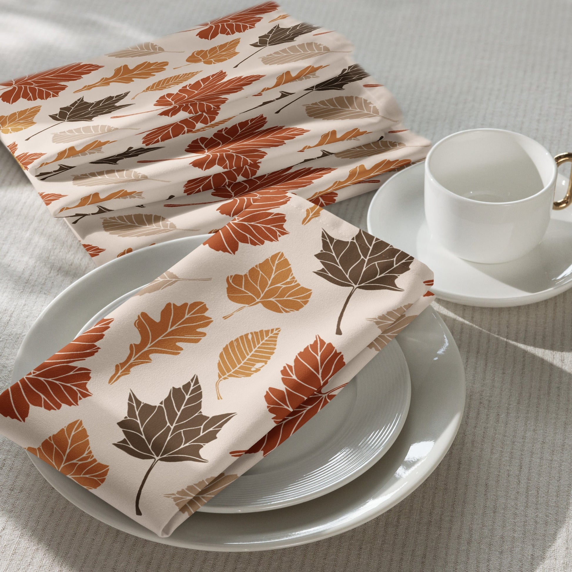 Fall Leaves Napkins Set - SANKTUARI DECOR