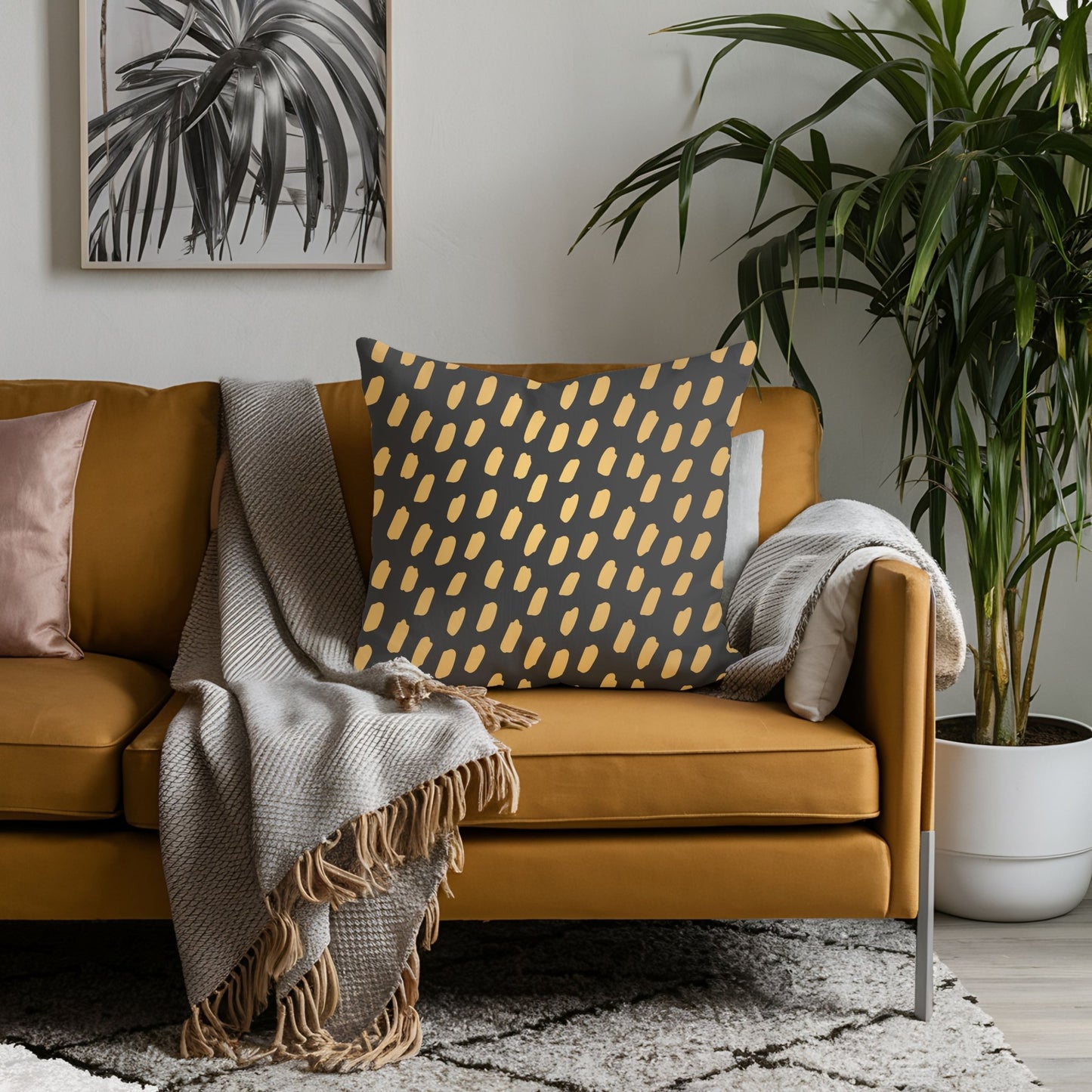 Gold Dots Pillow Cover - SANKTUARI DECOR