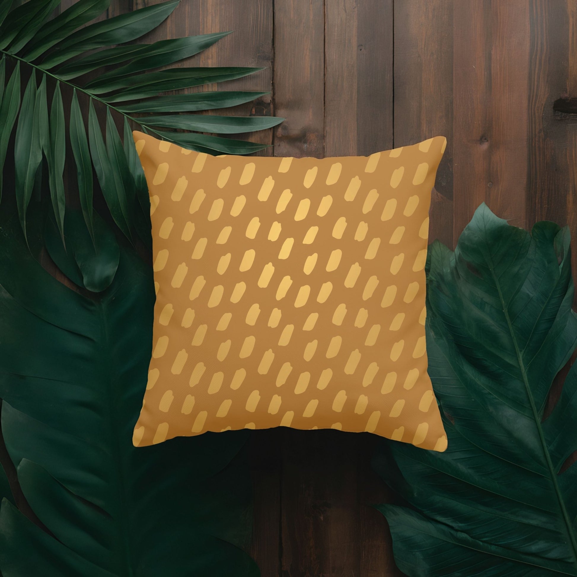 Golden Dots Throw Pillowcase - SANKTUARI DECOR
