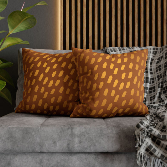 Golden Dots Throw Pillowcase - SANKTUARI DECOR