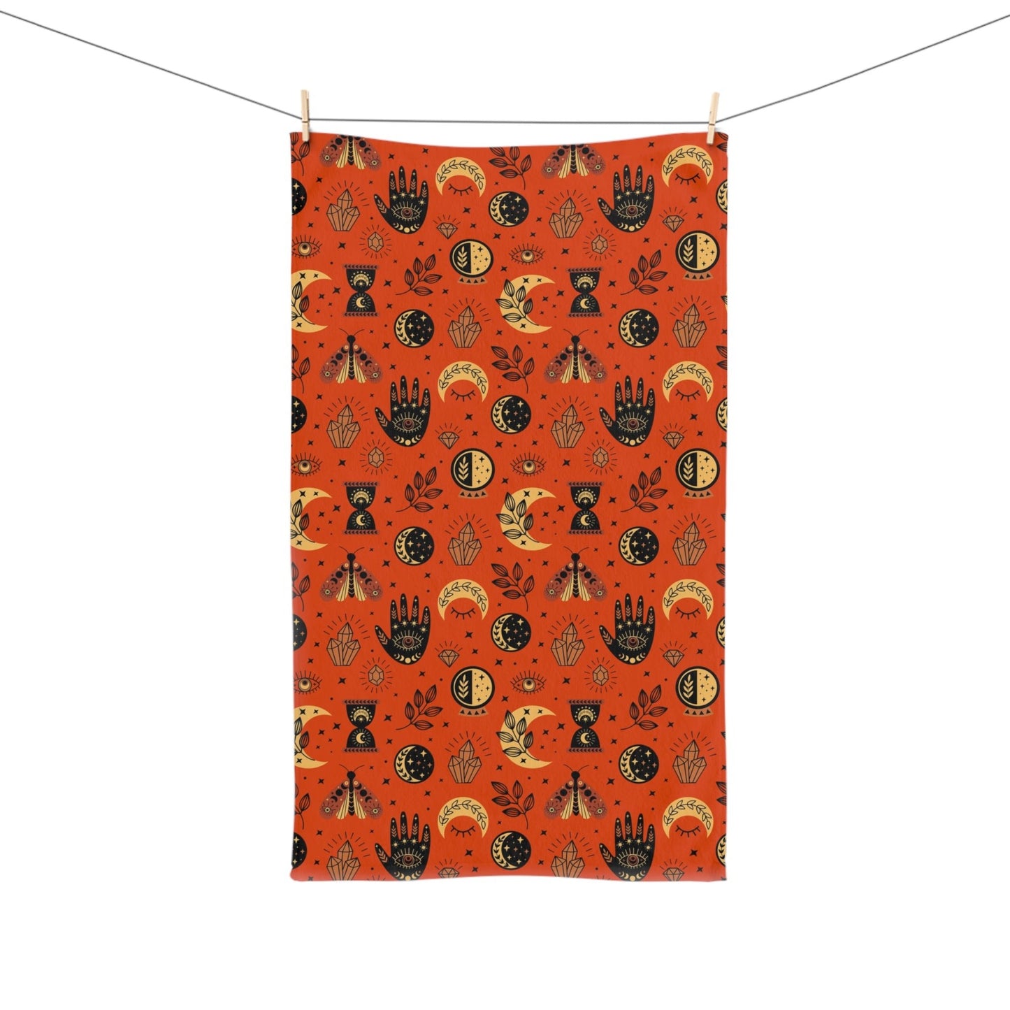 Hamsa Hand Evil Eye Hand Towel - SANKTUARI DECOR