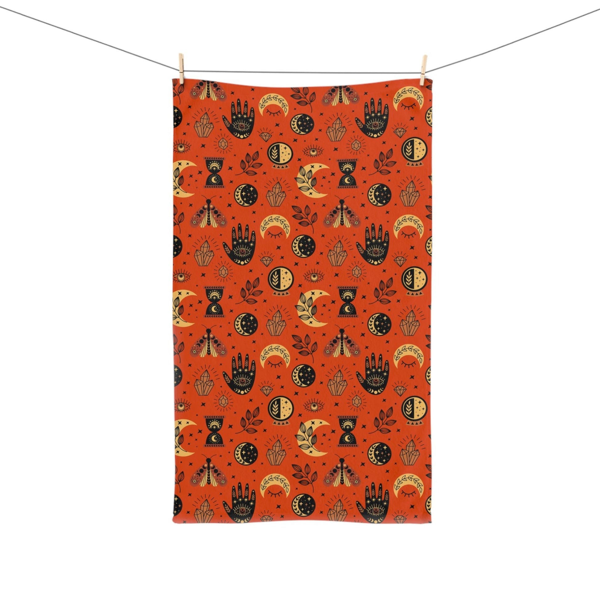 Hamsa Hand Evil Eye Hand Towel - SANKTUARI DECOR