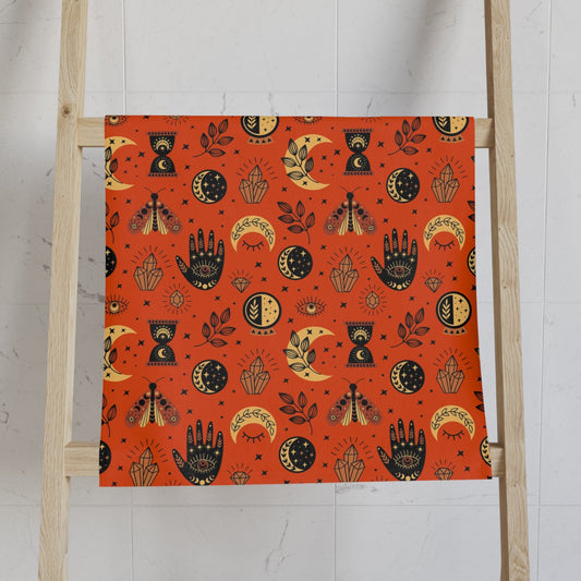 Hamsa Hand Evil Eye Hand Towel - SANKTUARI DECOR