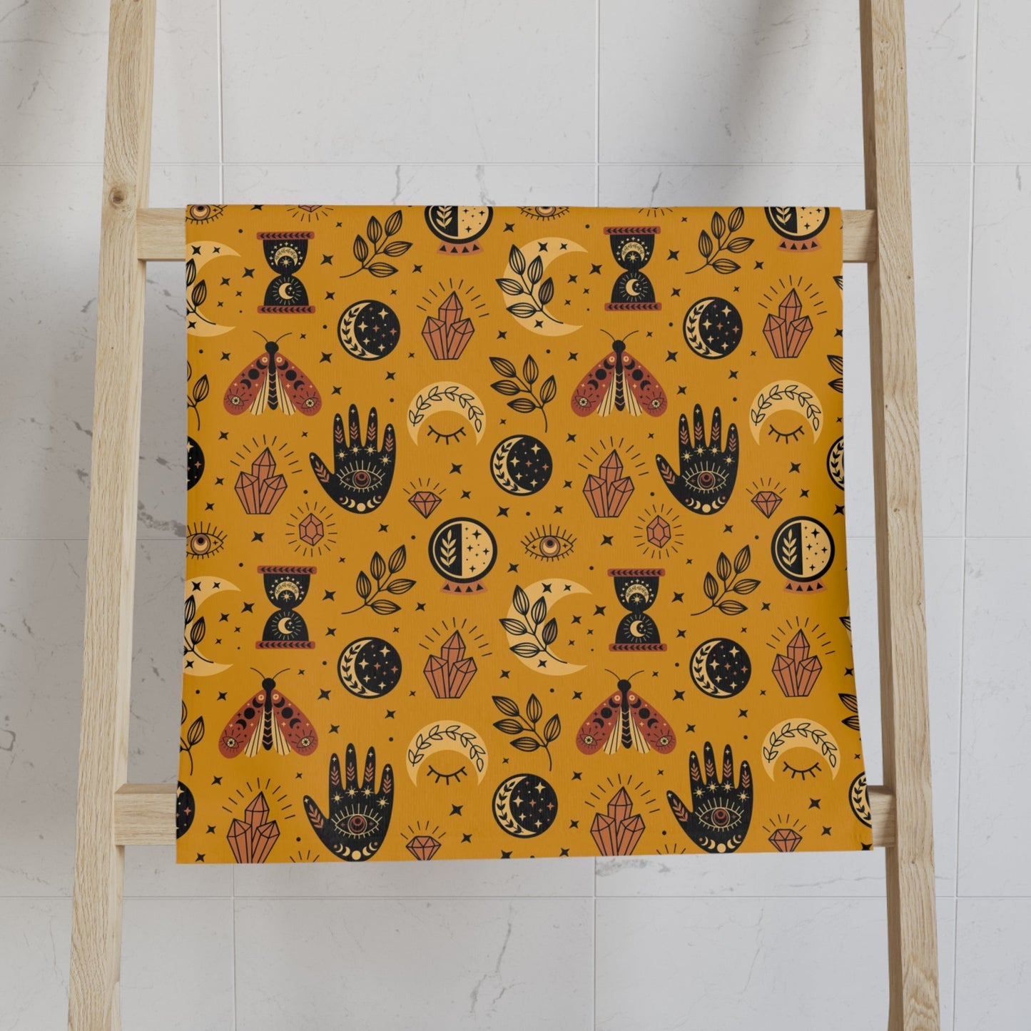 Hamsa Hand Evil Eye Hand Towel - SANKTUARI DECOR