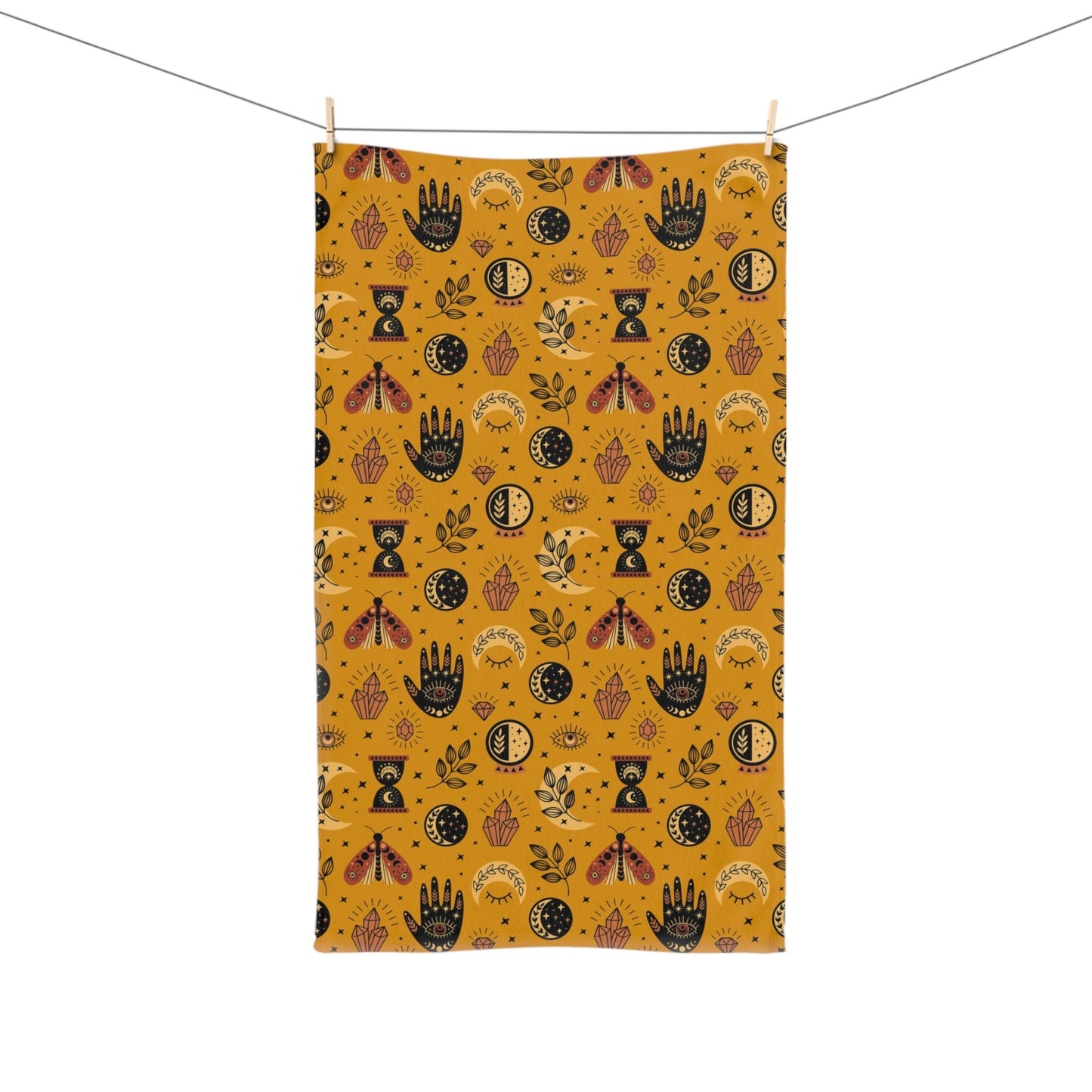 Hamsa Hand Evil Eye Hand Towel - SANKTUARI DECOR