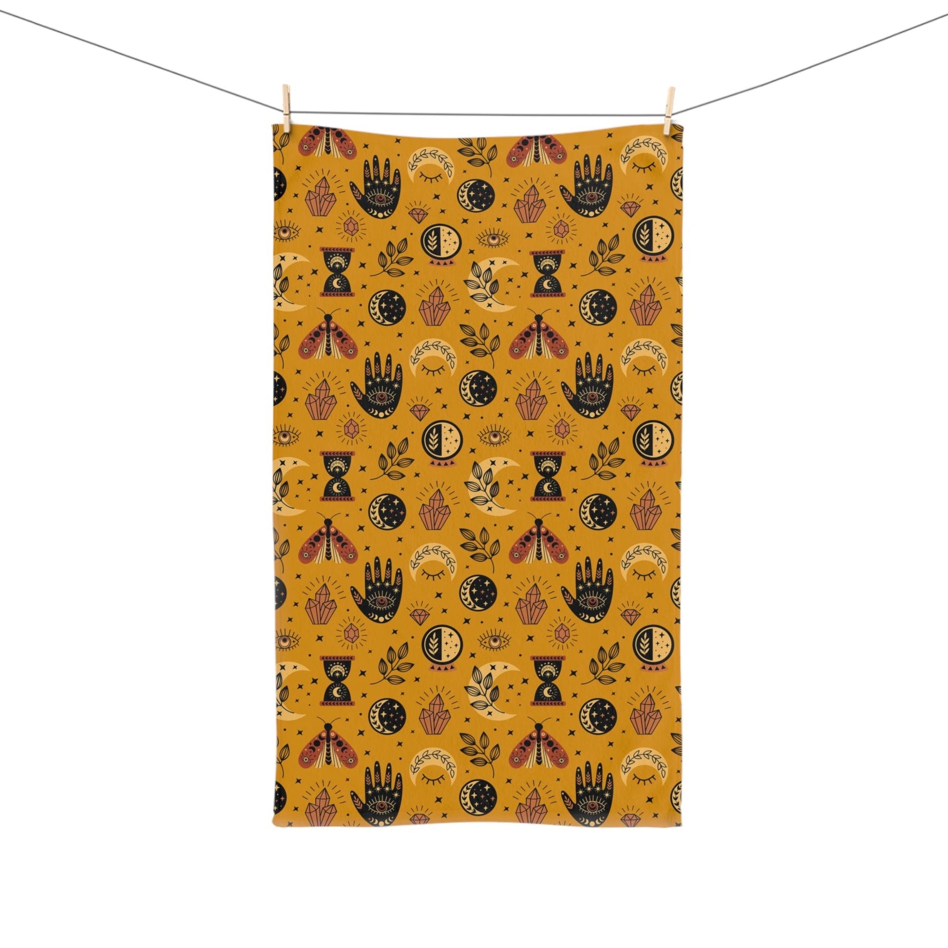 Hamsa Hand Evil Eye Hand Towel - SANKTUARI DECOR