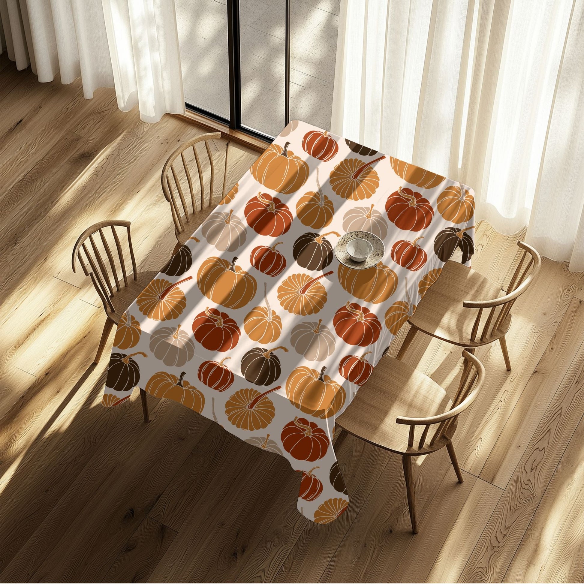Harvest Pumpkins Tablecloth - SANKTUARI DECOR