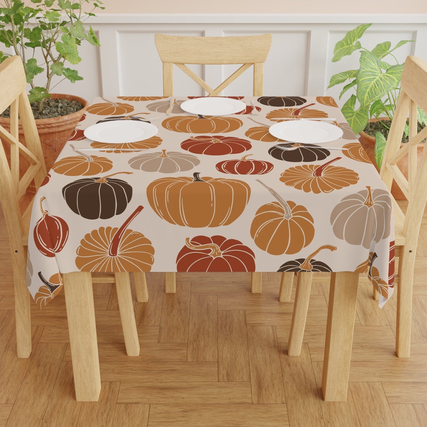 Harvest Pumpkins Tablecloth - SANKTUARI DECOR