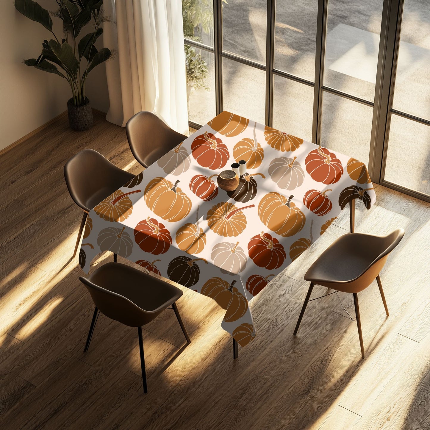 Harvest Pumpkins Tablecloth - SANKTUARI DECOR