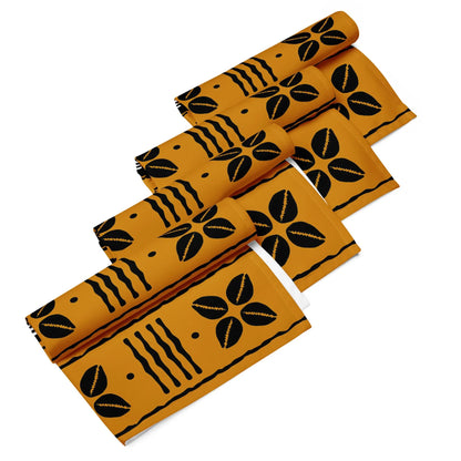 Cowrie Shell Mudcloth Napkin Set