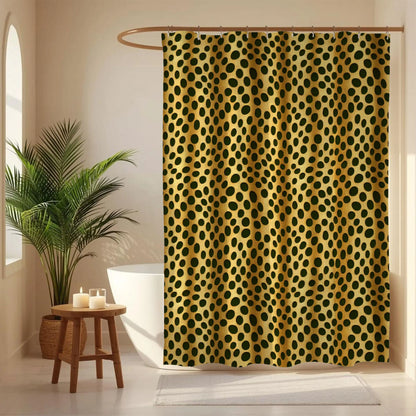 Retro Jungle Print Shower Curtain