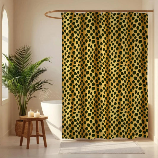 Retro Jungle Print Shower Curtain