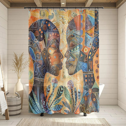 African Art Shower Curtain